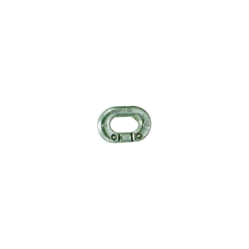 Maillon factice en acier galvanisé pour chaîne calibrée Ø 10 mm.