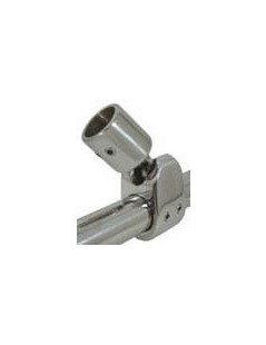 Capuchon articulé en acier inoxydable 316 pour tuyau de Ø 25 mm.