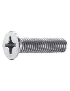 Vis à tête fraisée plate M4 UNI 7688 acier inoxydable AISI 316