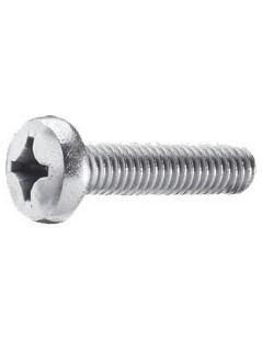 Vis cylindrique à tête cruciforme M4 UNI 7687 acier inoxydable AISI 316
