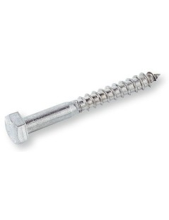 Vite testa esagonale legno M8 UNI 704 acciaio inox AISI 316
