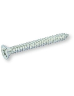 Vite autofilettante testa svasata piana e taglio a croce Ø 2,9 mm. UNI 6955 acciaio inox AISI 316