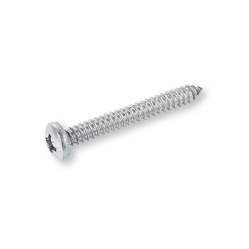 Vite autofilettante a testa cilindrica e taglio a croce Ø 6,3 UNI 6954 acciaio inox AISI 316